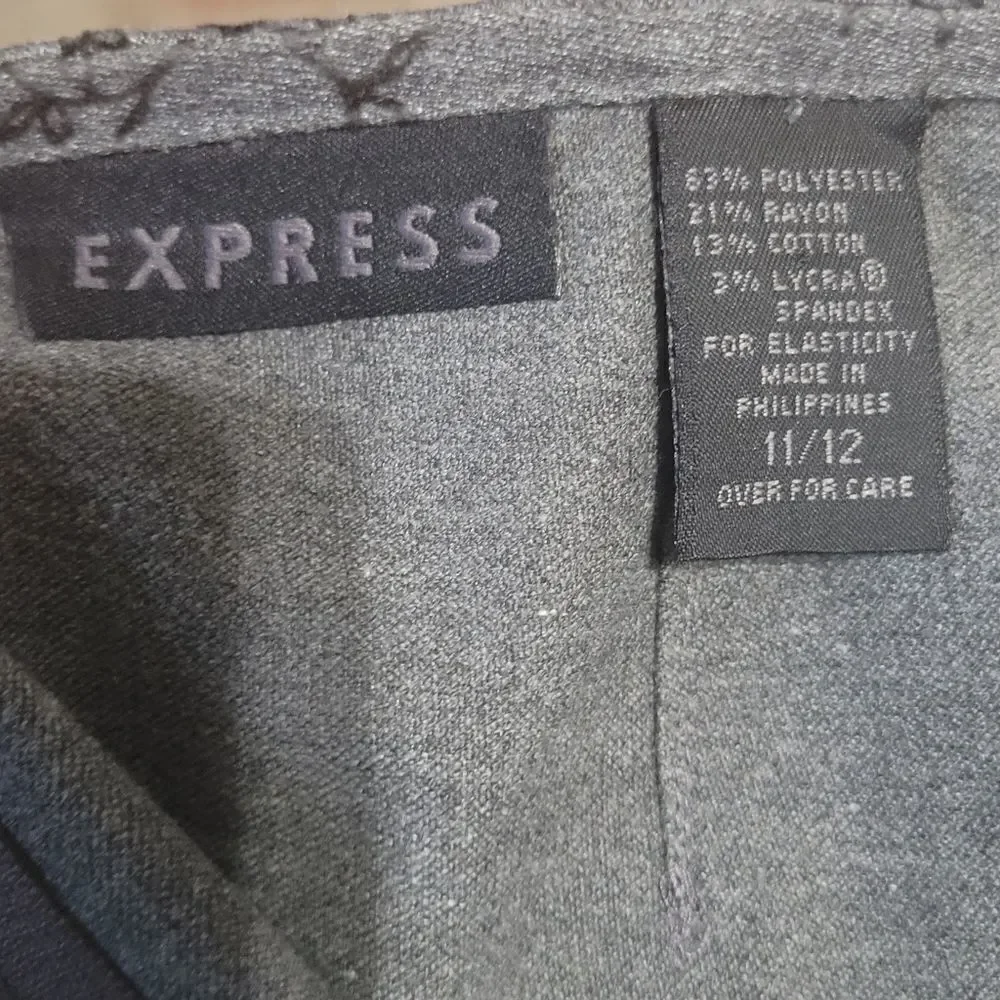 Express grey and black floral mini
